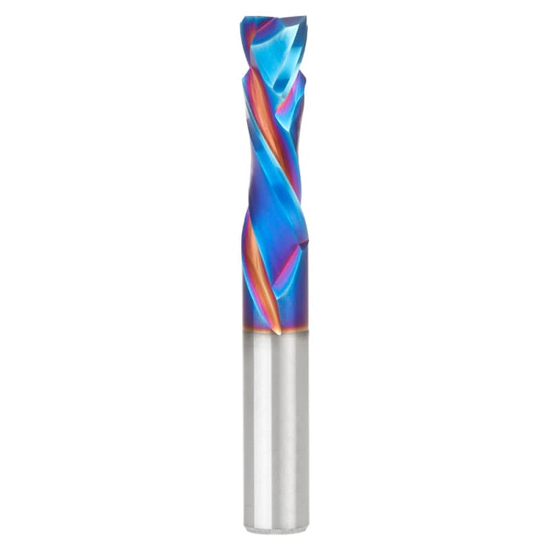 10m Dia m x 32mm CNC Solid Carbide Spektra Extreme Tool Life Coated Compression Spiral Bit, 2 Flute, 10mm Shank