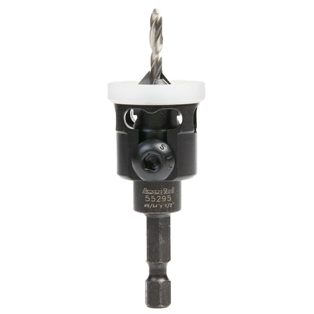 1/2" x 2-3/8" Carbide Tipped Countersink Bit with Adjustable Low Friction Depth Stop, #6 Screw