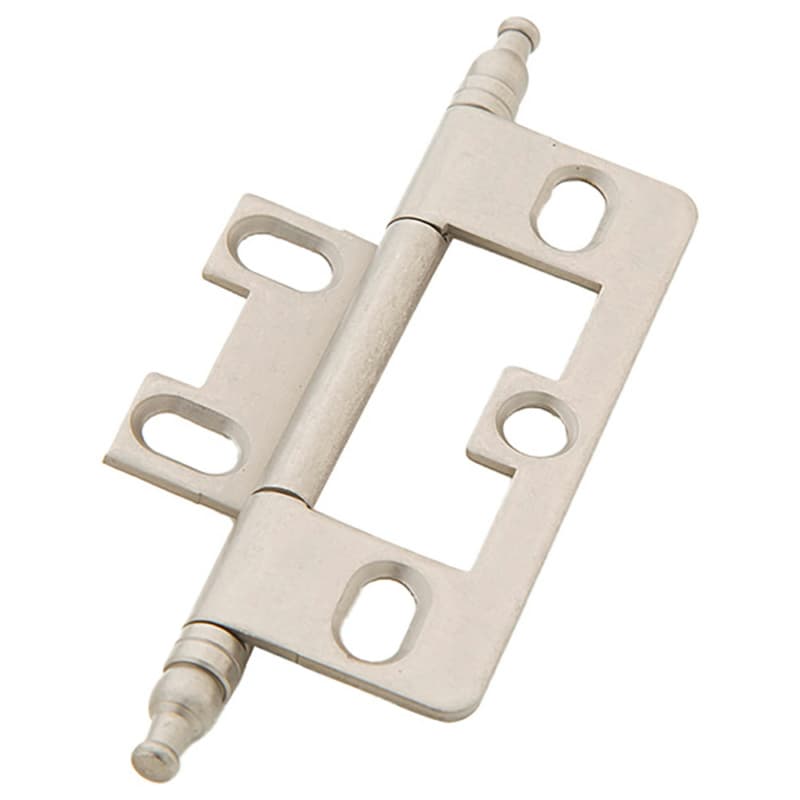 3-5/8" Non-Mortise Ball Tip Hinge, Distressed Nickel