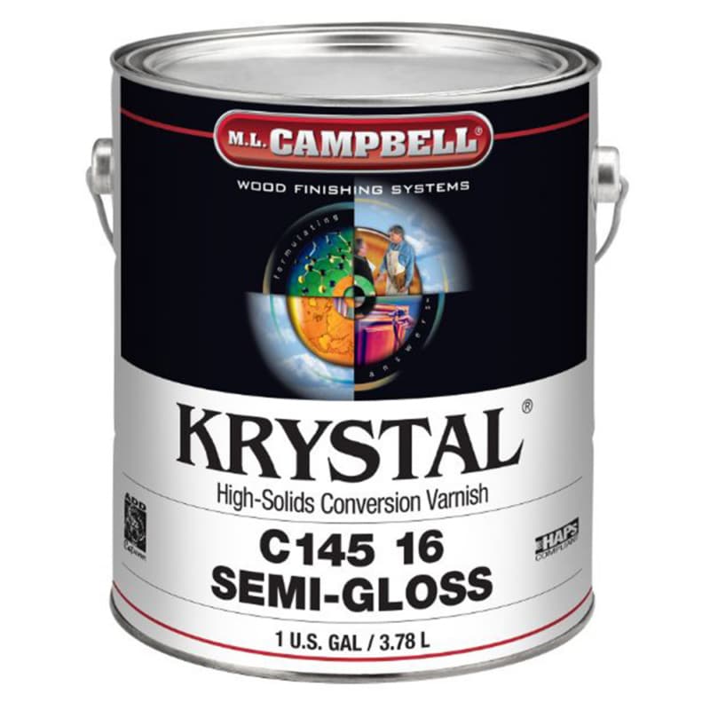 Krystal® Post-Catalyzed Clear Conversion Varnish, Semi-Gloss, 1 Gallon