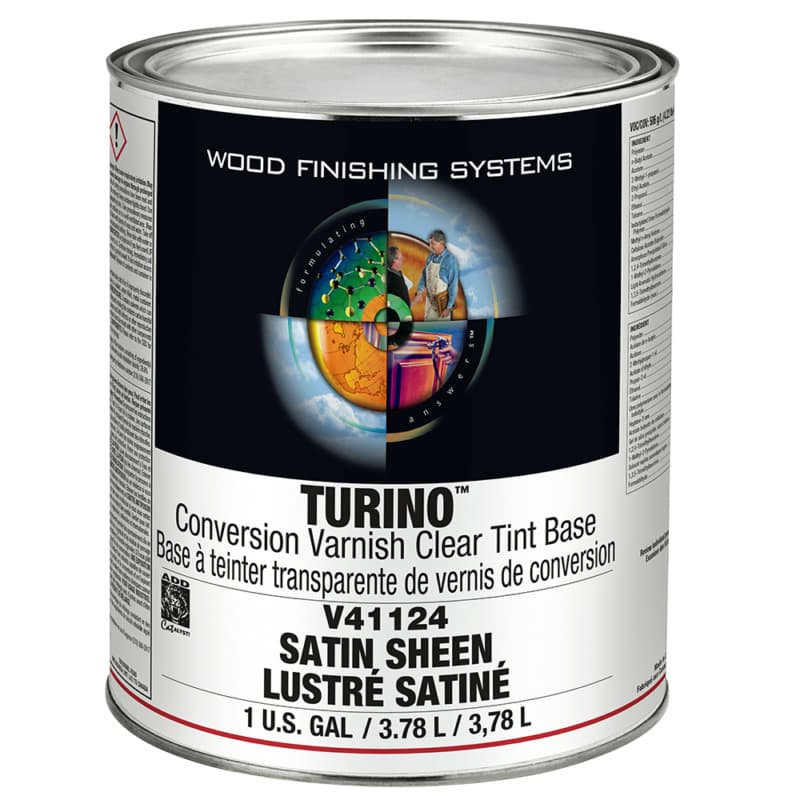 Turino Clear Conversion Varnish, Satin, 1 Gallon