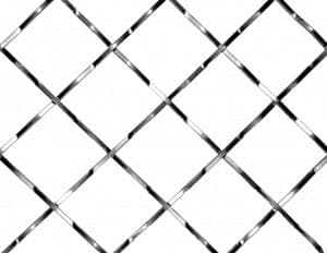 116 1/4 P Decorative Wire Grille, Antique Pewter
