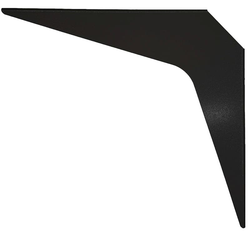 24" x 29" Heavy Duty Workstation Bracket, Black Finish (1 Pair)