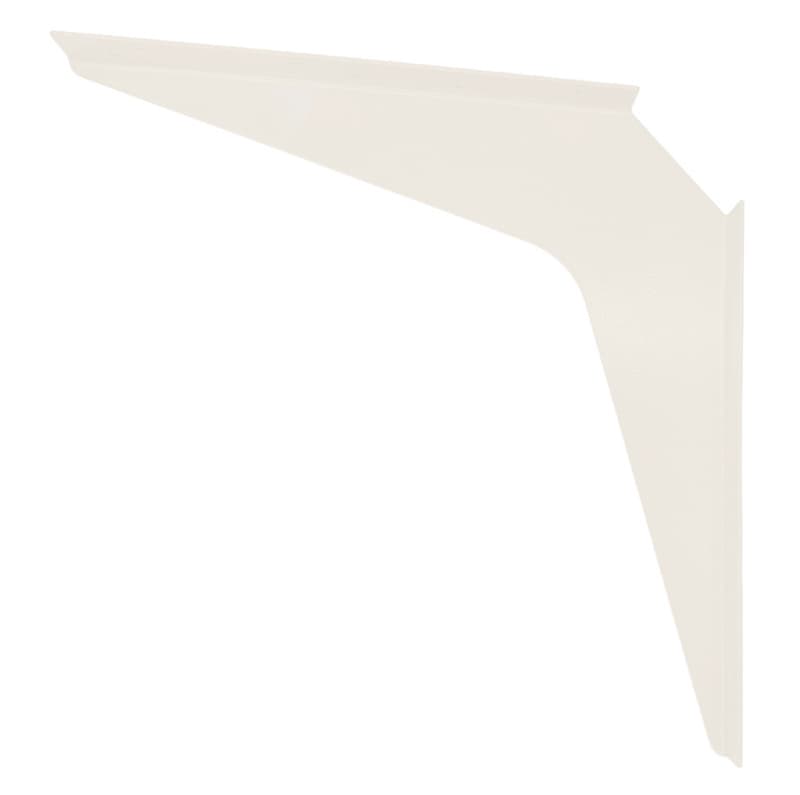 21" x 21" Heavy Duty Workstation Bracket, White Finish (3 Pair)