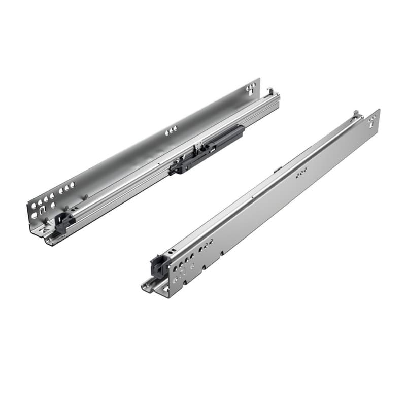 21" Quadro V6 Undermount Drawer Slide for 5/8" Drawer Material, 90 lb Capacity Full Extension, Silent System Soft-Closing