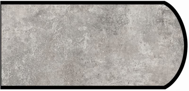 IdealEdge Edgebanding Color 3706-58 Patine Concrete, 0.027" Thick 144", Matte Finish, Double Radius