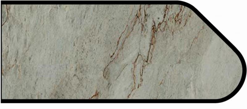 IdealEdge Edgebanding Color 9534-34 Sea Pearl, 0.027" Thick 144", Scovato Finish, Ogee