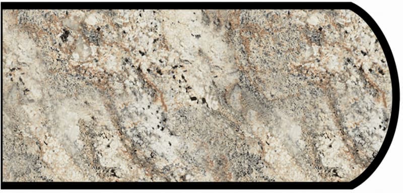 IdealEdge Edgebanding, Color 6319-RD Cafe Azul, 0.027" Thick 144", Radiance Finish, Double Radius