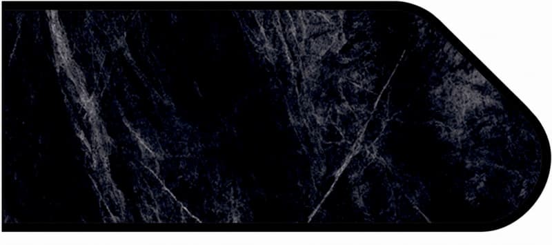 IdealEdge Edgebanding Color 3476-46 Jet Sequoia, 0.027" Thick 144", Etchings Finish, Ogee