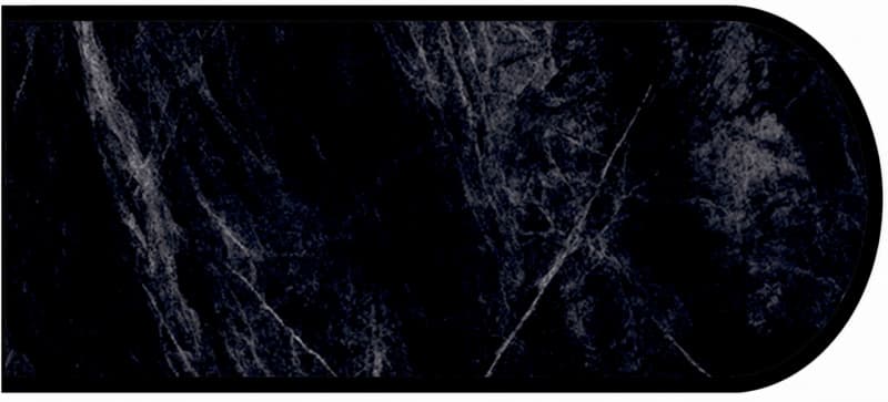 IdealEdge Edgebanding, Color 3476-46 Jet Sequoia, 0.027" Thick 144", Etchings Finish, Bullnose