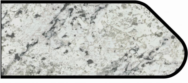 IdealEdge Edgebanding Color 9476-34 Silver Quartzite, 0.027" Thick 144", Scovato Finish, Ogee