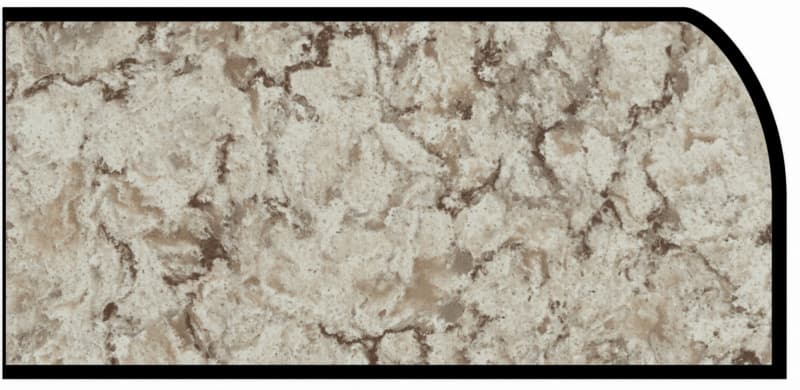 IdealEdge Edgebanding Color 9309-46 Star Dune, 0.027" Thick 144", Etchings Finish, Waterfall