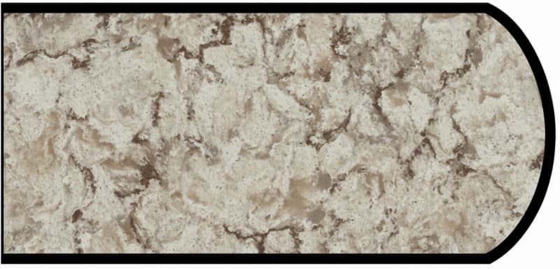 IdealEdge Edgebanding, Color 9309-46 Star Dune, 0.027" Thick 144", Etchings Finish, Double Radius