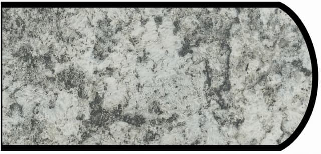 IdealEdge Edgebanding, Color 9308-46 Geriba Gray, 0.027" Thick 144", Etchings Finish, Double Radius