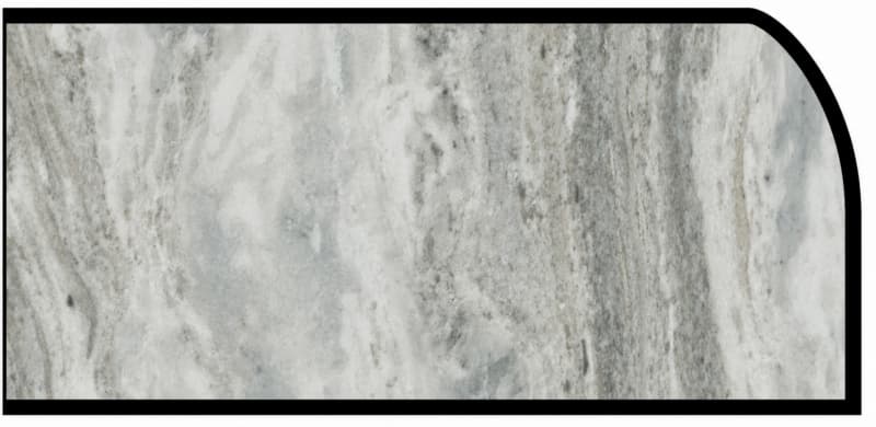 IdealEdge Edgebanding Color 9302-34 Fantasy Marble, 0.027" Thick 144", Scovato Finish, Waterfall