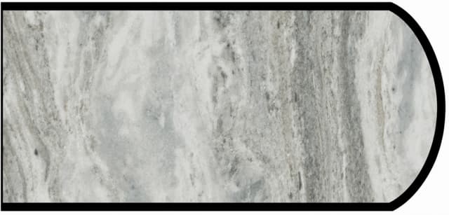 IdealEdge Edgebanding, Color 9302-34 Fantasy Marble, 0.027" Thick 144", Scovato Finish, Double Radius