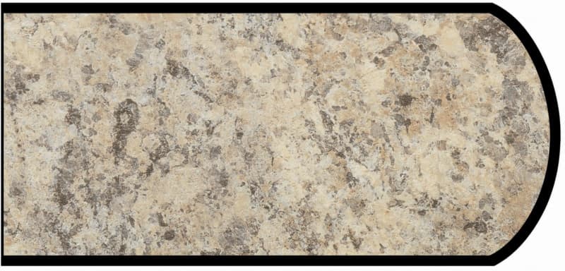 IdealEdge Edgebanding Color 3496-46 Belmonte Granite, 0.027" Thick 144", Etchings Finish, Double Radius
