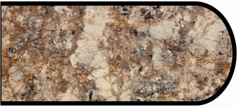 IdealEdge Edgebanding, Color 3466-11 Antique Mascarello, 0.027" Thick 144", Satin Touch Finish, Bullnose