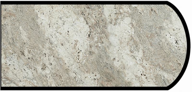 IdealEdge Edgebanding Color 9284-43 Classic Crystal Granite, 0.027" Thick 144", Artisan Finish, Double Radius