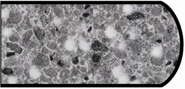 IdealEdge Edgebanding, Color 3518-46 Flint Crystall, 0.027" Thick 144", Etchings Finish, Double Radius