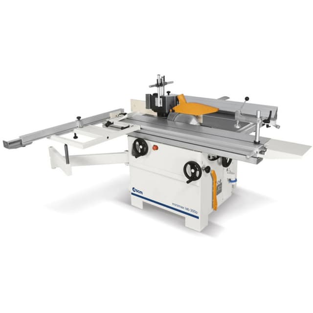 SCM Minimax Lab 300P 4HP 5-1/2" Slider/12" Cutter/1-1/4" Shaper Universal Combination Machine