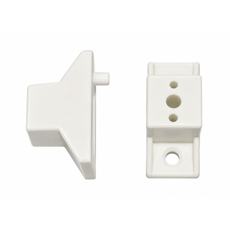 Drawer Slide Spacer, 1", White, 500/Box