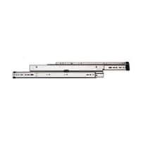8500 File Drawer Slide with 150lb Capacity, Full Extension, Side-Mount, Anochrome, 18", Polybag