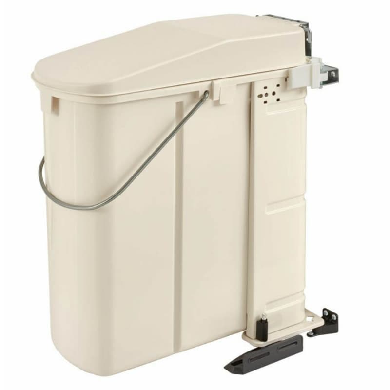 20 Liter Pivot-Out Waste Container for 16-1/4" Cabinet Opening, White