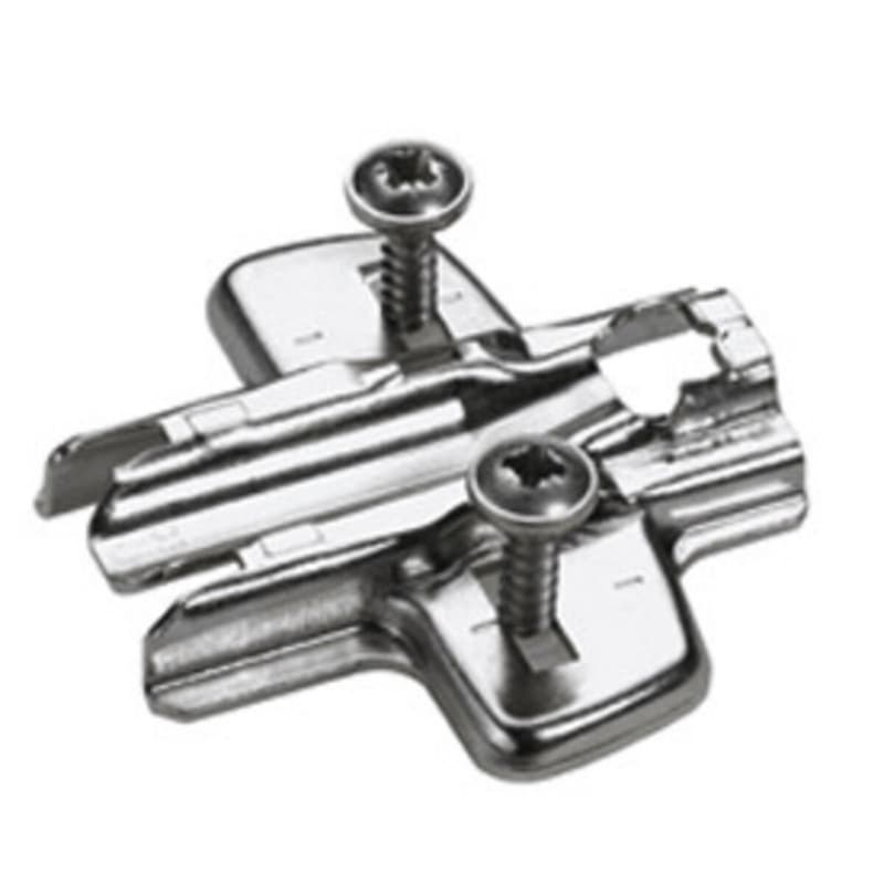 Adjustment Cross Mounting Plate with Locating Pin/Special Screw, Nickel-Plated, 5mm