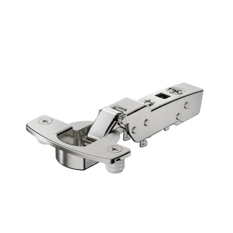 Sensys 8631i 95° Opening Thick Door Hinge, 45mm Bore Pattern, Self-Closing, Half Overlay, Nickel-Plated, Dowelled