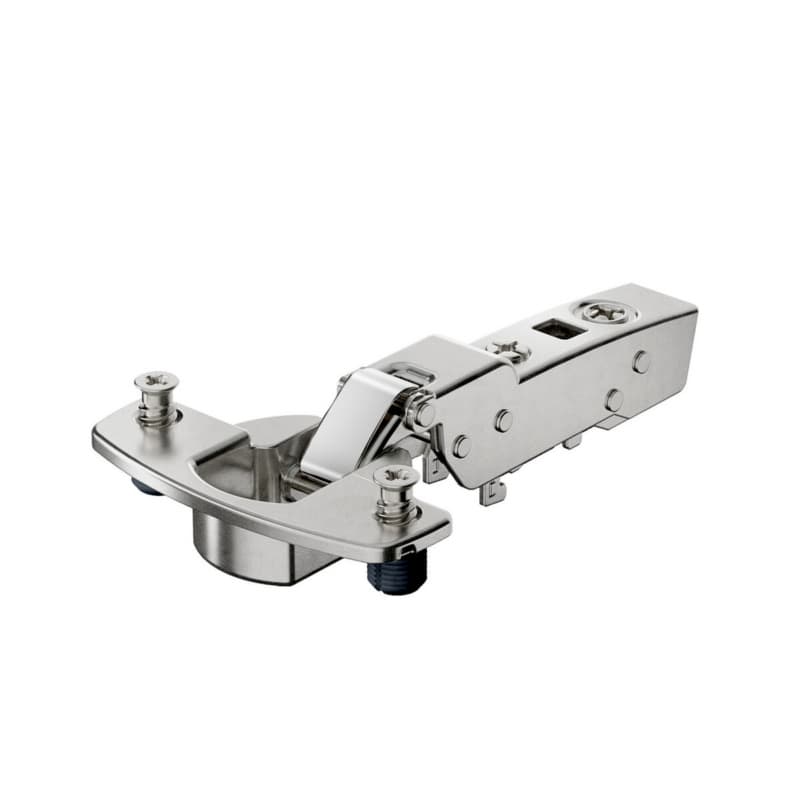 Sensys 8631i 95° Opening Thick Door Hinge, 45mm Bore Pattern, Self-Closing, Half Overlay, Nickel-Plated, Expando