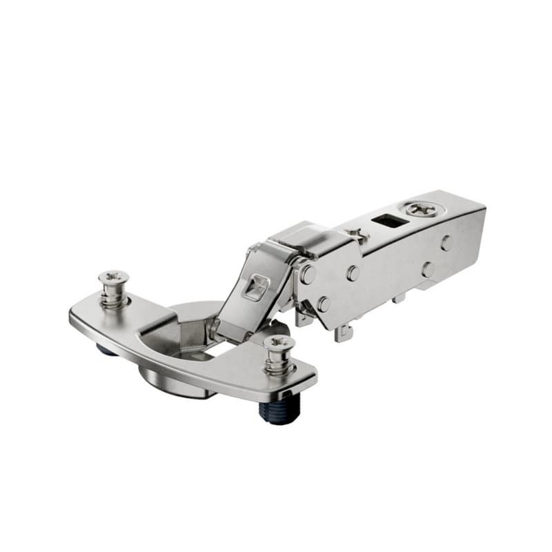 Sensys 8646i 110° Opening Thin Door Hinge, 45mm Bore Pattern, Self-Closing, Half Overlay, Nickel-Plated, Expando