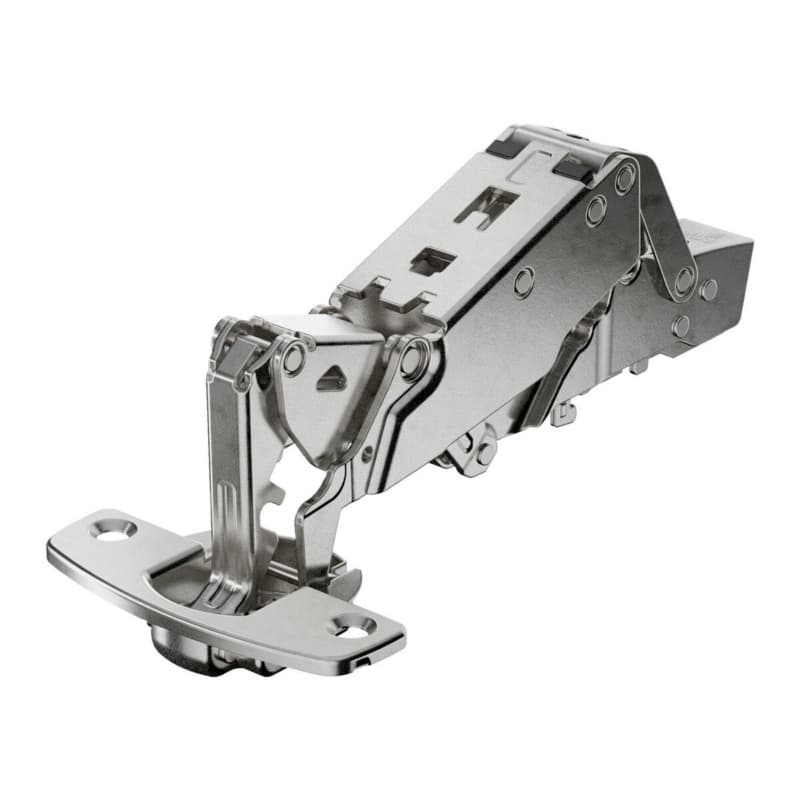 Sensys 8657i 165° Opening Zero Protrusion Hinge, 45mm Bore Pattern, Soft-Closing, Overlay, Nickel-Plated, Screw-On