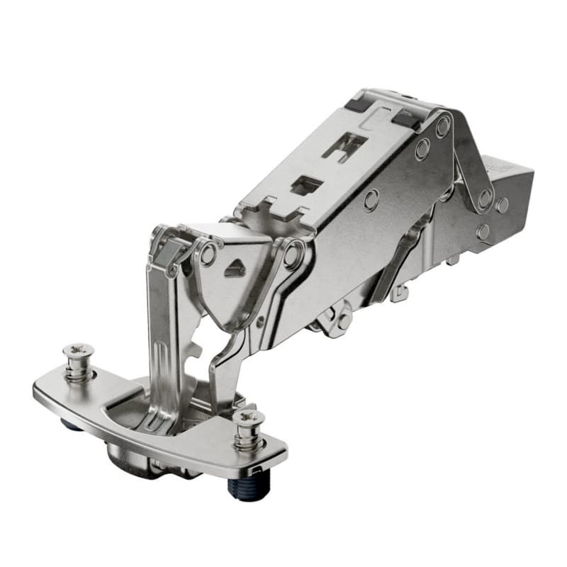 Sensys 8657i 165° Opening Zero Protrusion Hinge, 45mm Bore Pattern, Soft-Closing, Overlay, Nickel-Plated, Expando
