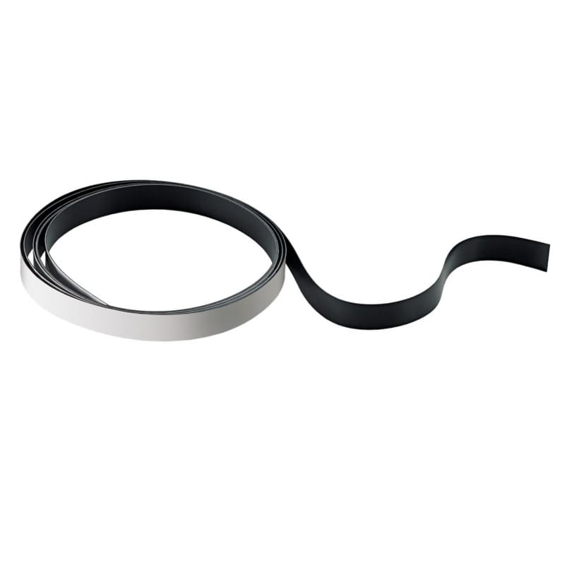 Coloured Cover Set for Concealing Runner Profile, 25mm High, 2500mm, Black