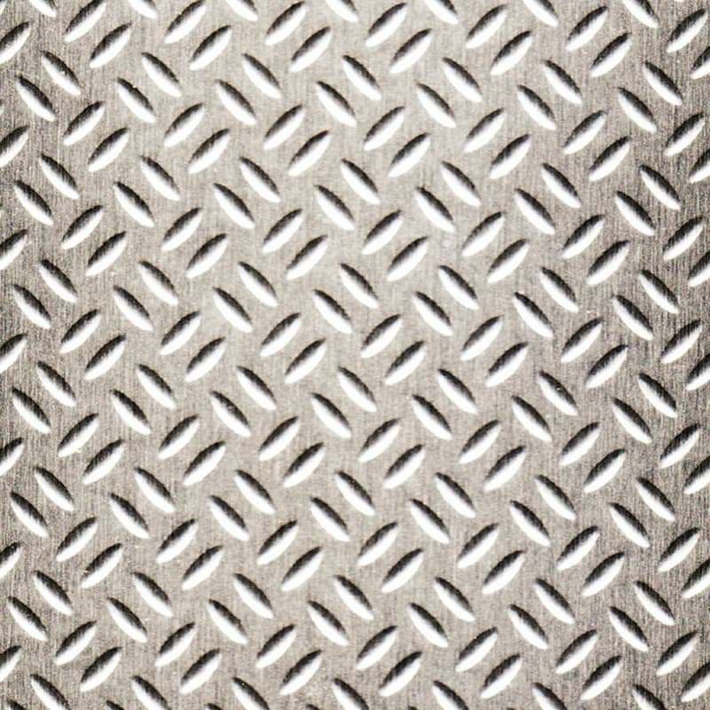 ATI Decorative Laminates Laminate, Color 924 GEK Brushed Aluminum Diamond Plate, 96" x 48"