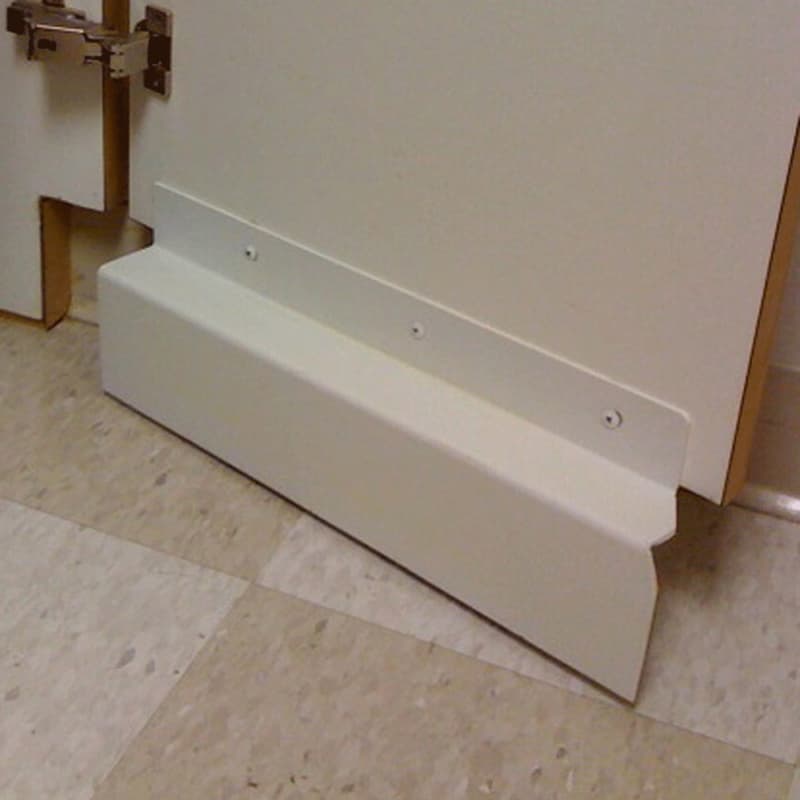 48" x 3" ADA Toe Kick Backset, White