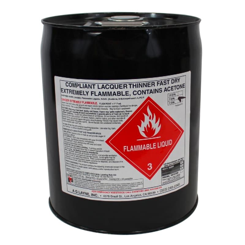 General Purpose Lacquer Thinner, 5 Gallon Pail