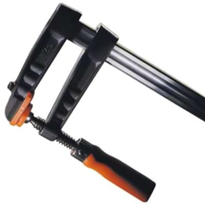 24" Light-Duty Bar Clamp with Wood Handle, 2-1/2" Throat Depth