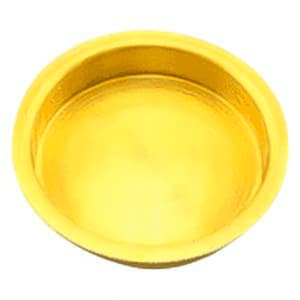 2-7/16" Flush Pull, Satin Brass