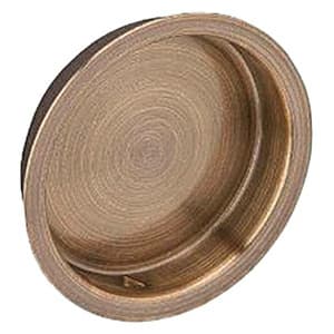 2-7/16" Flush Pull, Blackened Brass