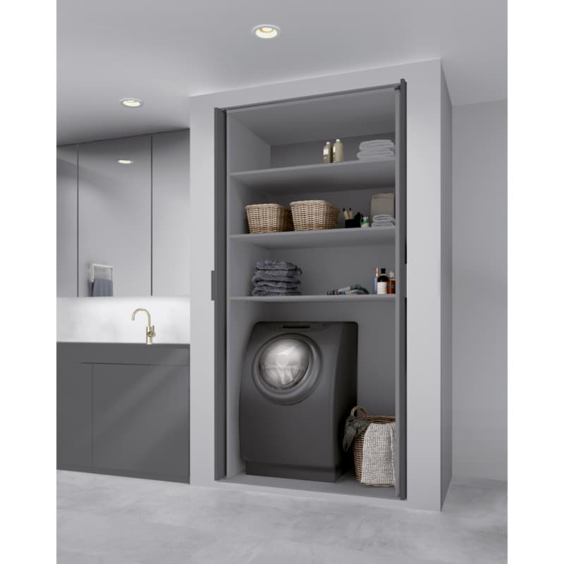 28" ST20-D360S-Type Inset/Soft Closing Pocket Door System, Use 2 Slides