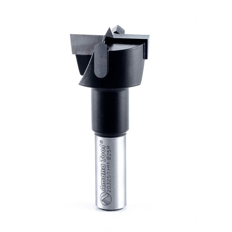 25mm x 57mm Hinge Boring Bit, Right Hand, 10mm Shank