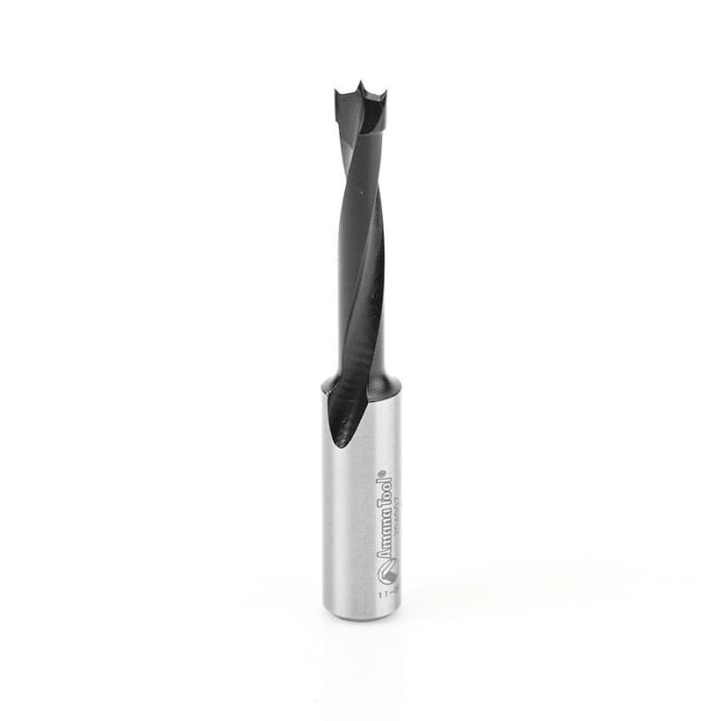 1/4" x 70mm Brad Point Boring Bit, Right Hand, 10mm Shank