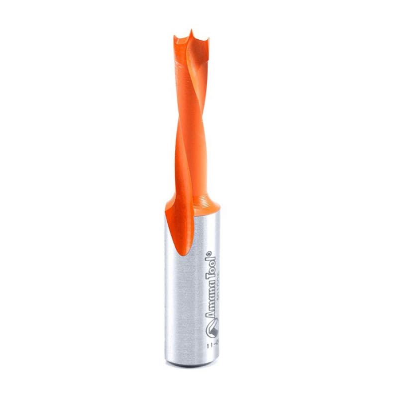 6mm x 57mm Brad Point Boring Bit, Left Hand, 10mm Shank