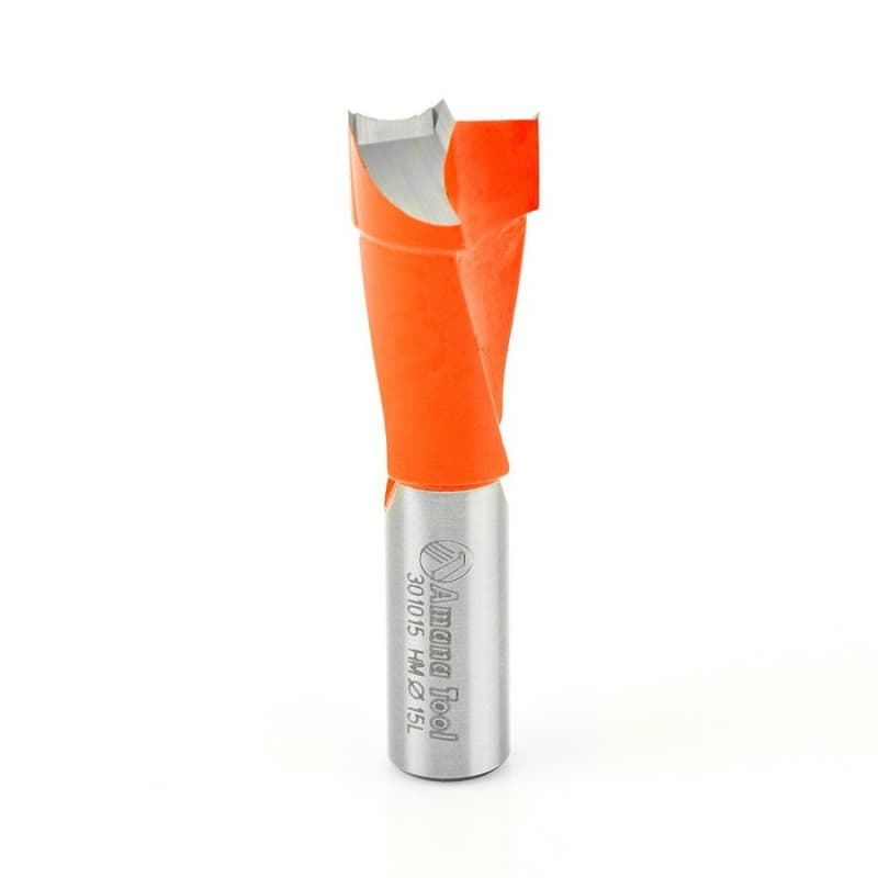 15mm x 57mm Brad Point Boring Bit, Left Hand, 10mm Shank