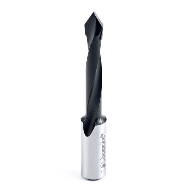 Amana Tool 314070 Carbide Tipped Through-Hole Boring Bit R/H 7mm Dia x 70mm Long x 10mm Shank