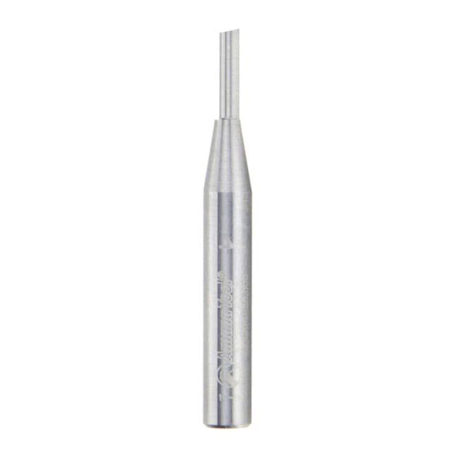 1/8" x 2" Straight Plunge Router Bit, 1-Flute, 1/4" Shank