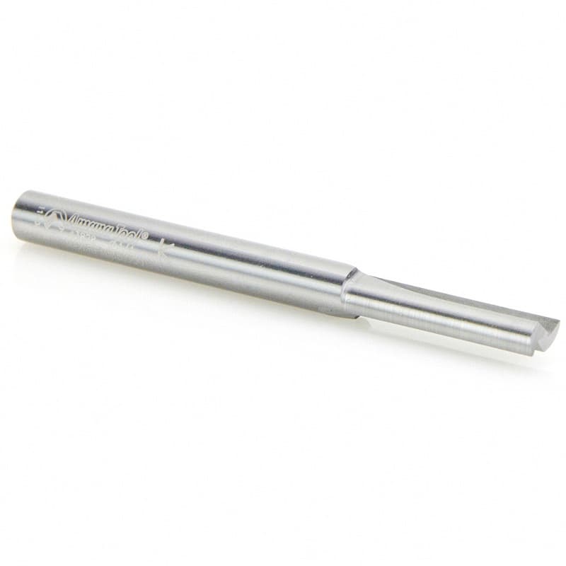 1/4" x 2-7/8" Straight Plunge Router Bit, 2-Flute, 1/4" Shank