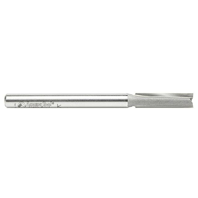 1/4" x 3-1/4" High Production Straight Plunge Router Bit, 2-Flute, 1/4" Shank